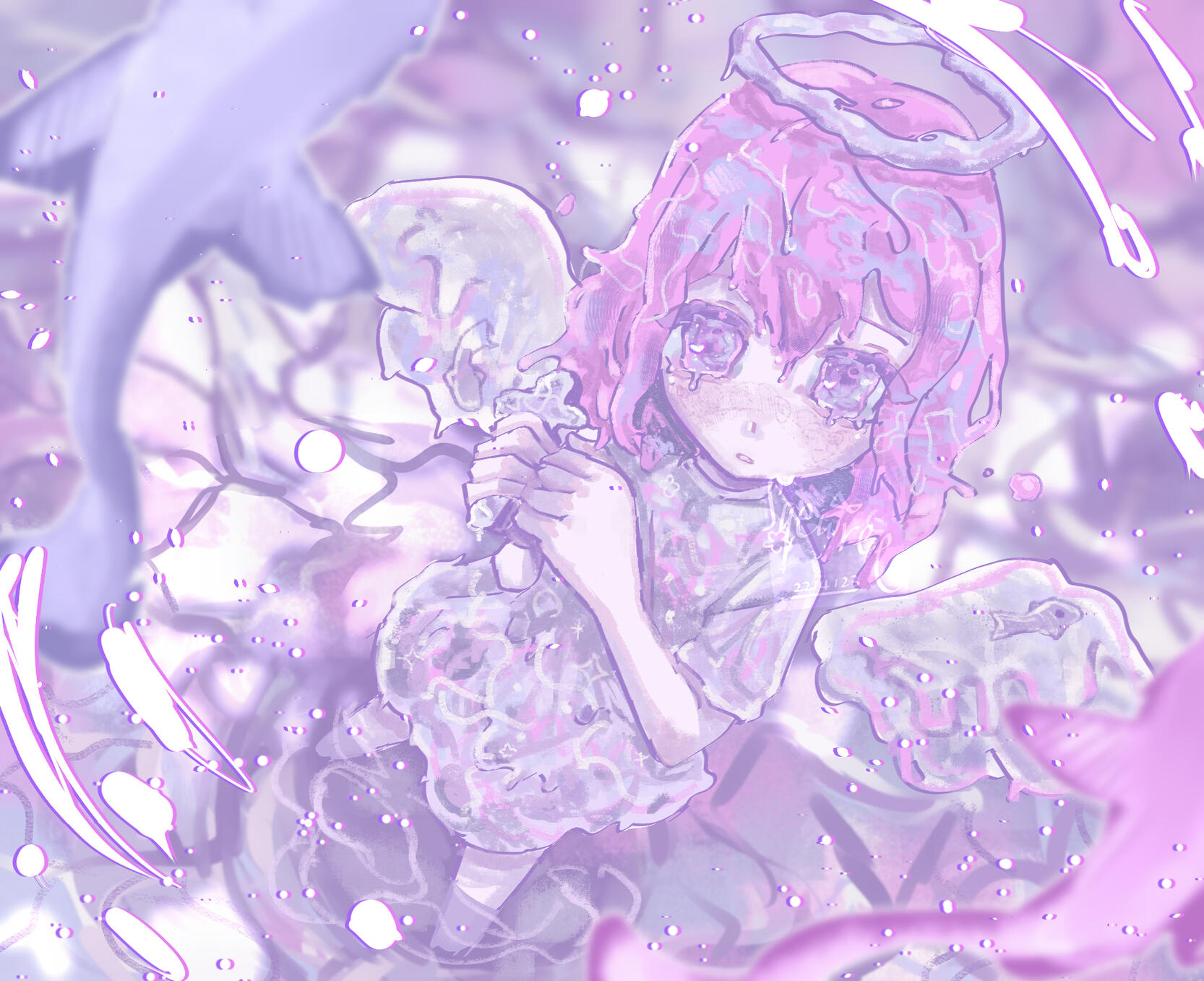 for a dtiys. i worked with a fixed color palette, was fun to work within restrictions.